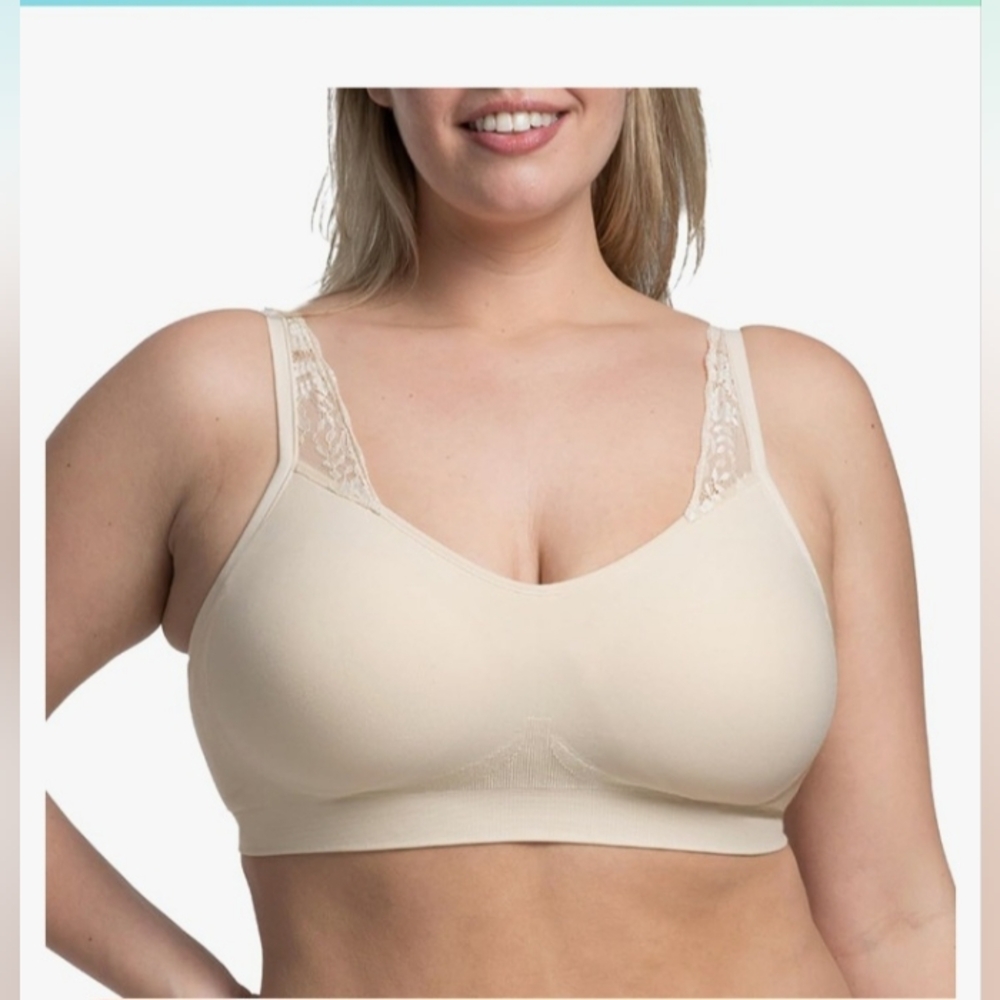Underoutfit The Adjustable Comfort Bra Lace Straps Style 445 Small